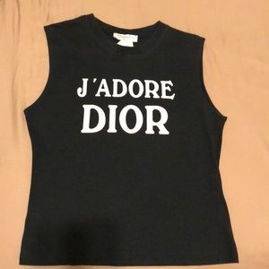 Vintage authentic J’adore Dior top